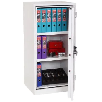 PHOENIX RANGER FS1511E :  Coffre-fort ignifuge ouvert - Serrure électronique - Anti-feu 30 mm  