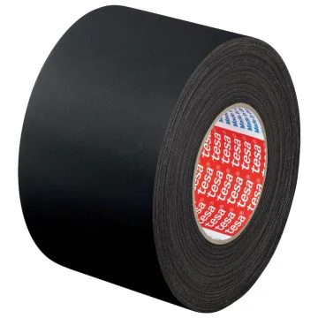 Photo TESA : Ruban adhésif noir en vinyle - 38 mm x 25 m (Rouleau)