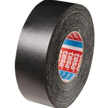 Photo TESA : Ruban adhésif noir en vinyle - 38 mm x 50 m (Rouleau)