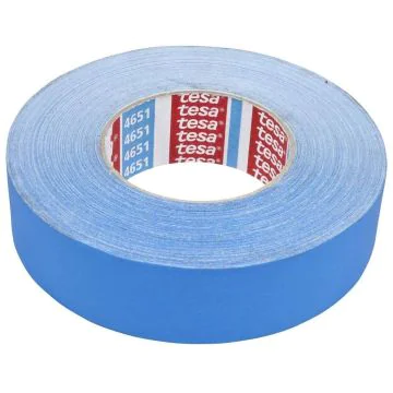 Photo TESA : Ruban adhésif bleu en vinyle - 38 mm x 50 m (Rouleau)