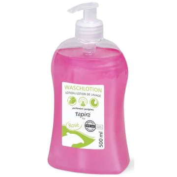 Photo Savon liquide rosé - 500 ml - Flacon distributeur TAPIRA 