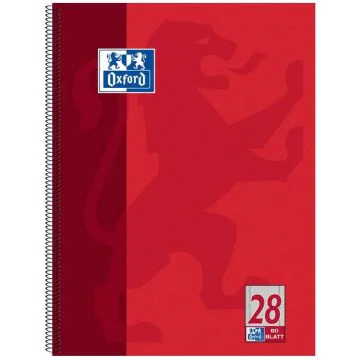 Photo OXFORD : Cahier à spirale - 160 pages quadrillées A4+ 100050361