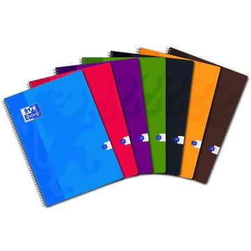 Photo Cahier à spirale - 100 pages - 210 x 297 mm - A4 : OXFORD