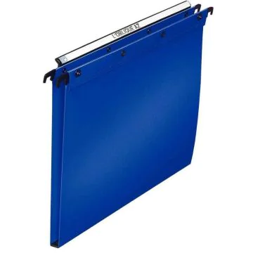 Photo Dossiers suspendus pour armoire - Forme V - Bleu L'OBLIQUE Lot de 10 Couleurs
