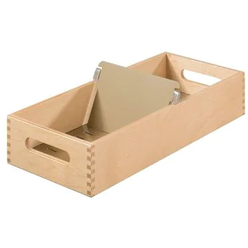 Photo Bac en bois pour fiches - Format A6 Paysage - 1500 fiches : HAN 1006-0 