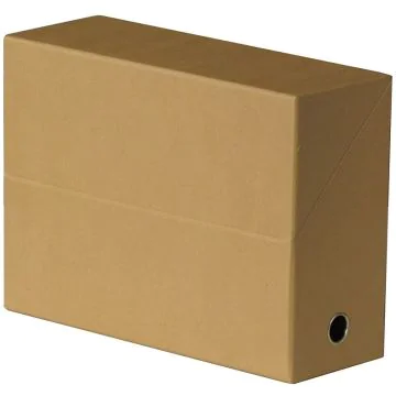 Photo Boîte de classement - Dos 90 mm - Havane ELBA 100725573