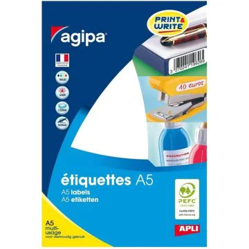 Photo Pastilles adhésives rondes - 30 mm - Blanc AGIPA