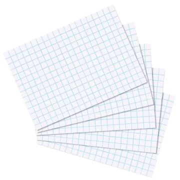 Photo Lot de 100 fiches Bristol quadrillées - 74 x 105 mm - Blanc HERLITZ  10621431