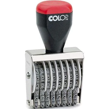 Photo COLOP : Tampon numéroteur - 8 bandes 108837