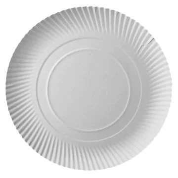 Assiette jetable en carton - Diamètre de 320 mm PAP STAR Pure