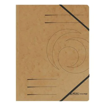 Photo Chemise à élastiques A4 - Brun : HERLITZ  11159662