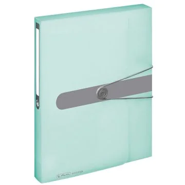 Photo Chemise à élastique A4 - 400 feuilles - Menthe Translucide HERLITZ Easy Orga