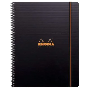 Photo Cahier à spirale - 160 pages lignées - 225 x 297 mm RHODIA Pro Book