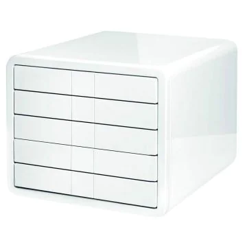 Photo Module de classement - 5 tiroirs - Blanc : HAN i-Box 1551-12