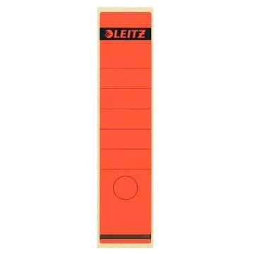 Photo Etiquettes Dos de classeur - 61 x 285 mm - Rouge : LEITZ Lot de 100 - 1640-10-25