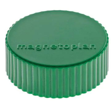 Photo Aimants ronds - 34 mm - Vert MAGNETOPLAN Discofix Lot de 10 Affichage