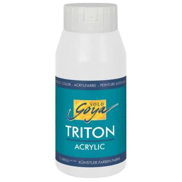 Photo Peinture acrylique Triton Acryl Basic - 750 ml - Blanc C. KREUL  flacon