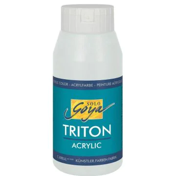 Photo Peinture acrylique Triton Acryl Basic - 750 ml - Argent C. KREUL  flacon