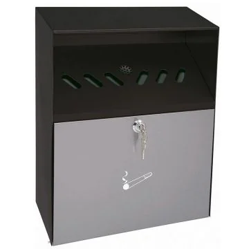 Photo Cendrier mural toit pluie Zone fumeurs 17038112 WEDO