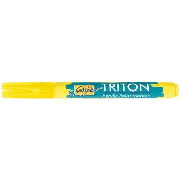 Photo Marqueur acrylique Triton - Jaune citron KREUL Solo Goya 