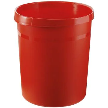Photo Corbeille à papier 18 litres Rouge HAN Grip 18190-17