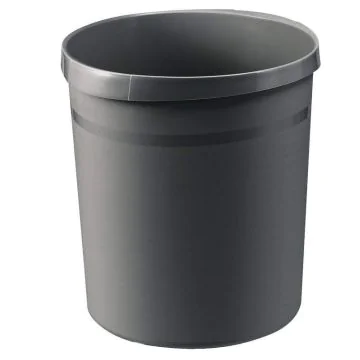 Photo Corbeille à papier 18 litres Gris foncé : HAN Grip 18190-191
