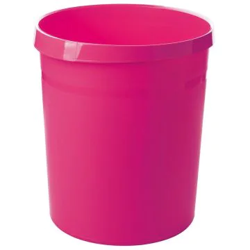 Photo Corbeille à papier 18 litres Rose : HAN Grip 18190-56