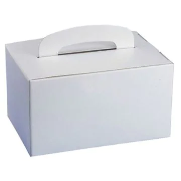 Boîte en carton pour pâtisseries - 155 x 225 x 125 mm - Blanc PAP STAR 