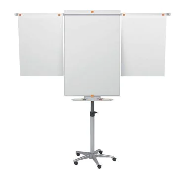 Photo Chevalet de conférence Piranha mobile - 700 x 1000 mm : NOBO 1901920