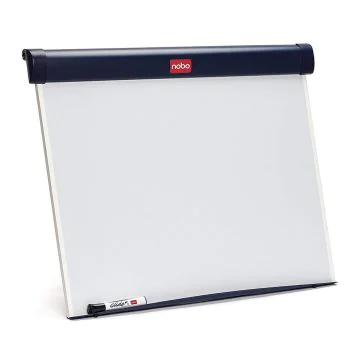 Photo Tableau blanc magnétique transportable - 675 x 550 mm : NOBO 1902267