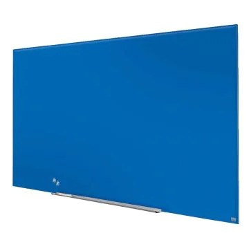 Photo Tableau magnétique en verre - Bleu - 1883 x 1053 mm : NOBO Diamond 1905190