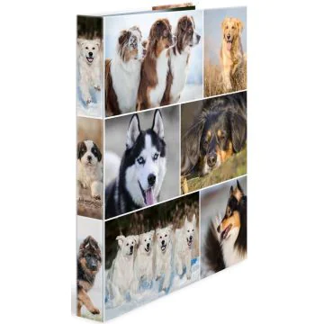 Classeur à 4 anneaux - Dos de 35 mm - Chiens HERMA Image
