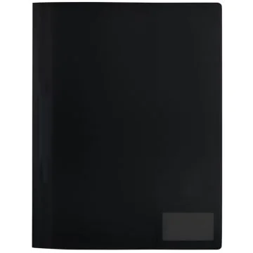 Photo Chemise à lamelles A4 en PP translucide - Noir HERMA