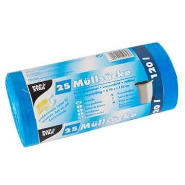 Grands sacs poubelle - 120 litres - Bleu STARPAK