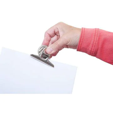 Photo Pince en acier pour feuilles avec aimant - Largeur 75 mm MAUL Lot de 3