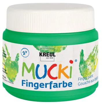 Photo Peinture aux doigts MUCKI - 150 ml - Vert C. KREUL 23110
