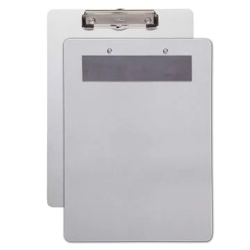 Photo Porte-bloc magnétique en aluminium - 230 x 319 mm - Gris MAUL Arrière
