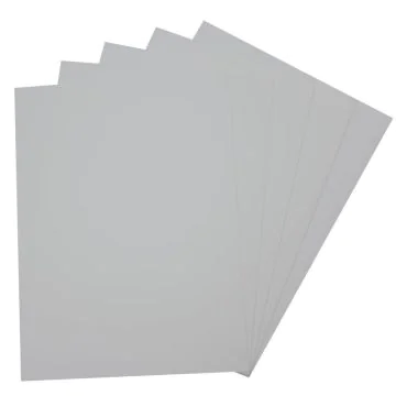 Caoutchouc mousse - Gris clair - 290 x 400 mm : FOLIA Image