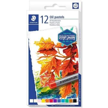 STAEDTLER Lot de 12 craies pastelles à l'huile - Design Journey 2420 C12
