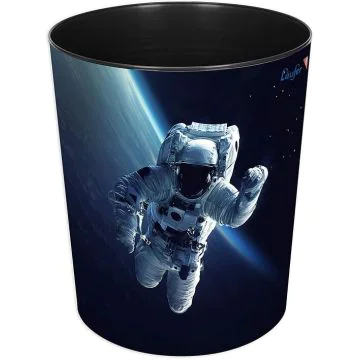 Photo Corbeille à papier - 13 litres - Astronaute LAUFER