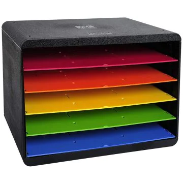 Photo Trieur 5 compartiments Horizon - Multicolore EXACOMPTA Iderama 