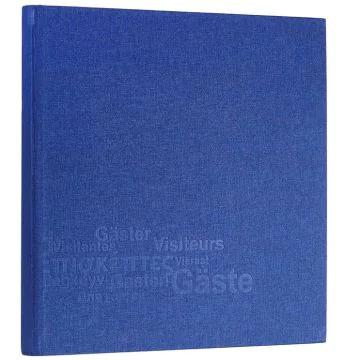 PAGNA : Livre d'or Europe - Bleu - 245 x 245 mm 30903-07