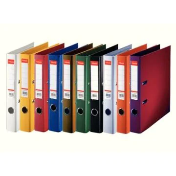 Photo Classeur à levier - Dos 50 mm - Assortiment de couleurs : ESSELTE 320690