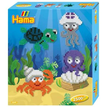 Photo Kit de perles à repasser - Sous l'eau HAMA