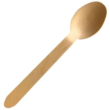 Cuillères jetables en bois NATURE STAR Image