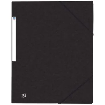 Photo Chemise à élastiques A4 - Noir OXFORD Top File+