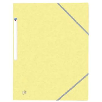 Photo Chemise à élastiques A4 - Jaune Pastel OXFORD Top File+