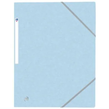 Photo Chemise à élastiques A4 - Bleu Pastel OXFORD Top File+