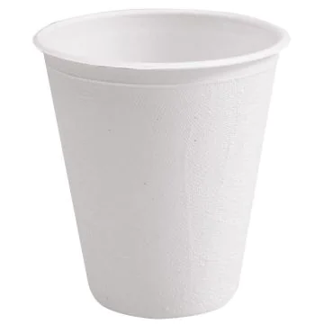 Gobelets jetables en canne à sucre - 0,30 L - Blanc NATURE STAR