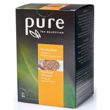 Photo Infusion Orange/Caramel PURE Lot de 25 sachets Boite